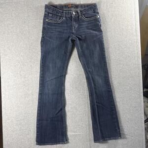 Levis Boot Cut Girls Jeans Size 14 Reg Wash Denim Adjustable Waist